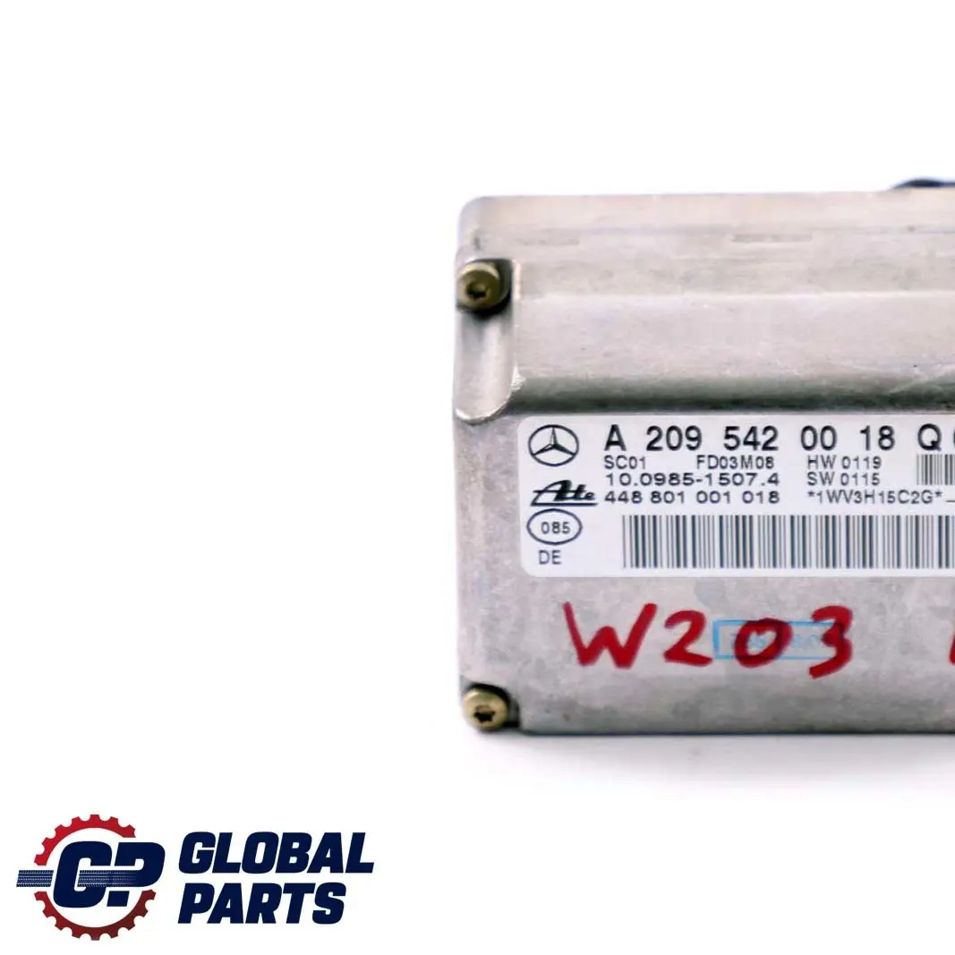 Mercedes-Benz C CLK Class W203 C209 ESP Yaw Rotation Rate Sensor to with Part number A2095420018 Mercedes-Benz C CLK Class W203 C209 ESP Yaw Rotation Rate Sensor - SKU A2095420018 - Part number A2095420018