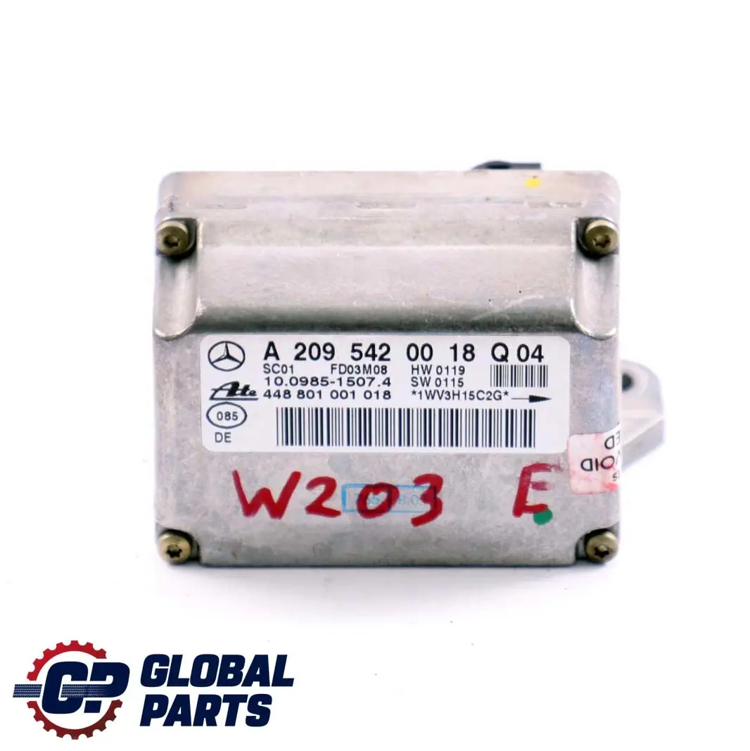 Mercedes-Benz C CLK Class W203 C209 ESP Yaw Rotation Rate Sensor to with Part number A2095420018 Mercedes-Benz C CLK Class W203 C209 ESP Yaw Rotation Rate Sensor - SKU A2095420018 - Part number A2095420018