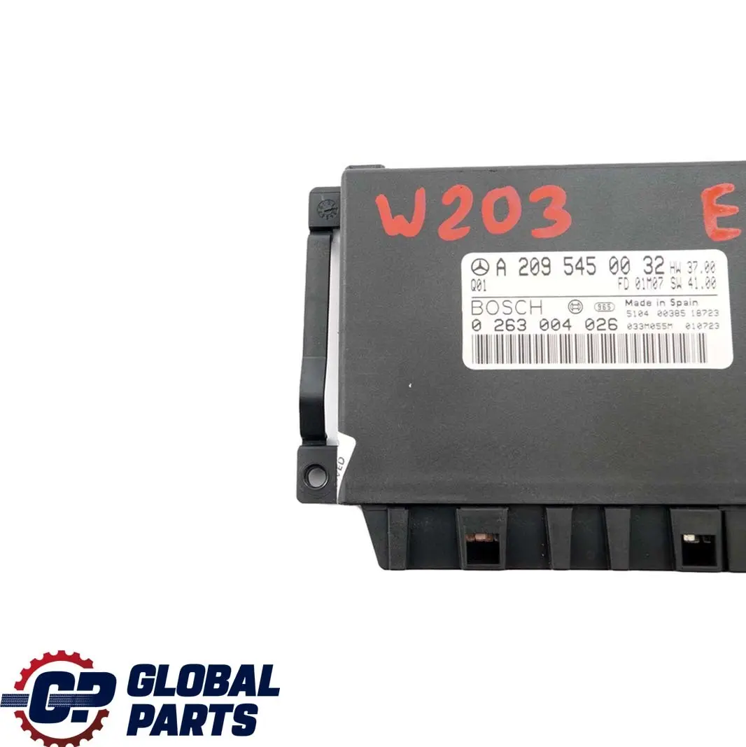 Sensor Aparcamiento Modulo Control de Distancia para Mercedes S203 W203 con número de pieza A2095450032 Mercedes S203 W203 Sensor Aparcamiento Modulo Control de Distancia - SKU A2095450032 - Número de pieza A2095450032