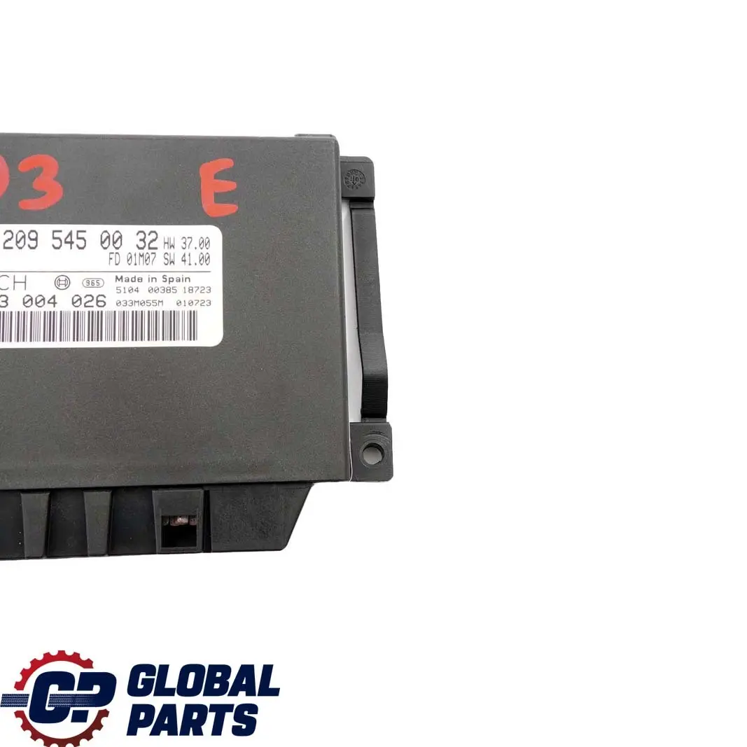 Mercedes-Benz Classe C S203 W203 Commande PDC Aide au Stationnement pour à propos du numéro de pièce A2095450032 Mercedes-Benz Classe C S203 W203 Commande PDC Aide au Stationnement - SKU A2095450032 - Numéro de pièce A2095450032