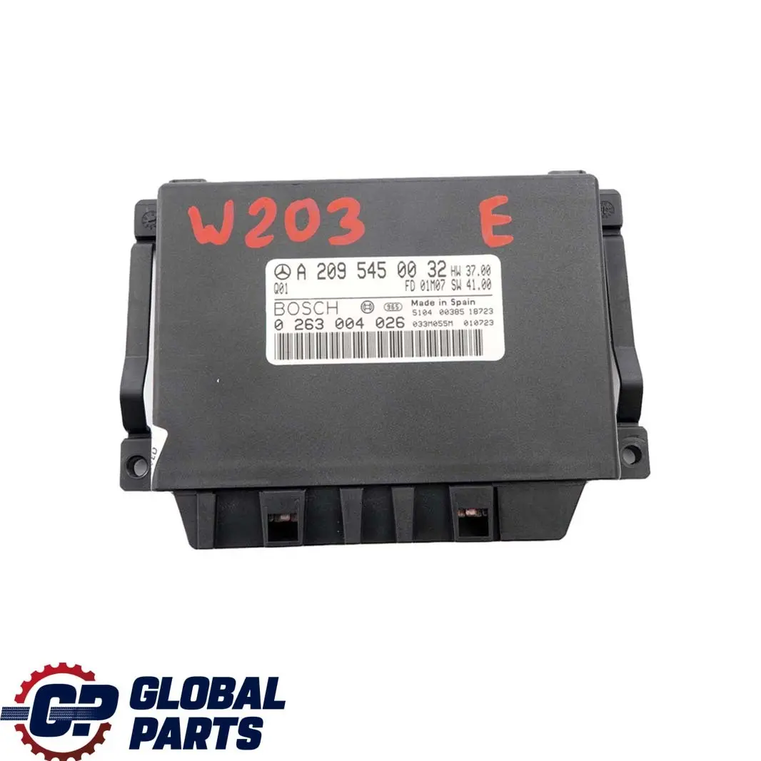 Sensore Parcheggio Modulo Controllo Distanza per Mercedes S203 W203 con numero di parte A2095450032 Mercedes S203 W203 Sensore Parcheggio Modulo Controllo Distanza - SKU A2095450032 - Numero di parte A2095450032