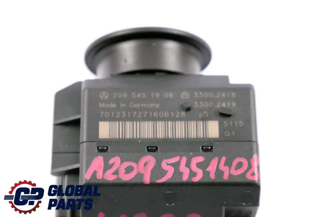 Interruttore Accensione Blocco Modulo Controllo per Mercedes W203 C209 con numero di parte A2095451908 Mercedes W203 C209 Interruttore Accensione Blocco Modulo Controllo - SKU A2095451408 - Numero di parte A2095451908