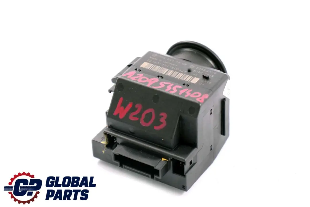 Interruptor Encendido Módulo Control Bloqueo para Mercedes W203 C209 con número de pieza A2095451908 Mercedes W203 C209 Interruptor Encendido Módulo Control Bloqueo - SKU A2095451408 - Número de pieza A2095451908