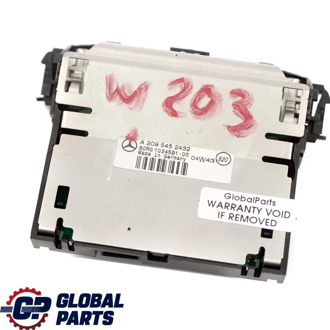 Mercedes C W203 Sistema Parktronic Sensore di parcheggio Schermo avviso display - SKU A2095452432 - Numero di parte A2095452432