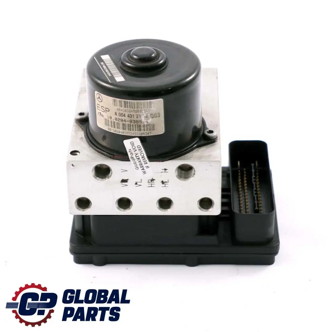  Mercedes-Benz C CLK W203 C209 Hydraulikblock Hydraulikaggregat ABS Pumpe - SKU A2095453132 - Teilenummer A0044316212