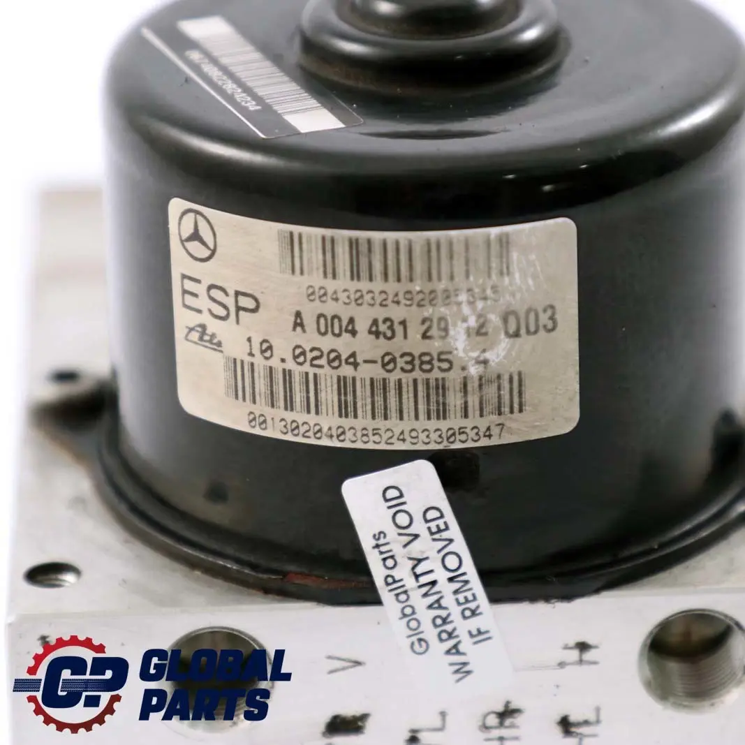 Mercedes-Benz C CLK Class W203 C209 ABS Hydraulic Brake Pump Unit A0325459132 to with Part number A0044316212 Mercedes-Benz C CLK Class W203 C209 ABS Hydraulic Brake Pump Unit A0325459132 - SKU A2095453132 - Part number A0044316212