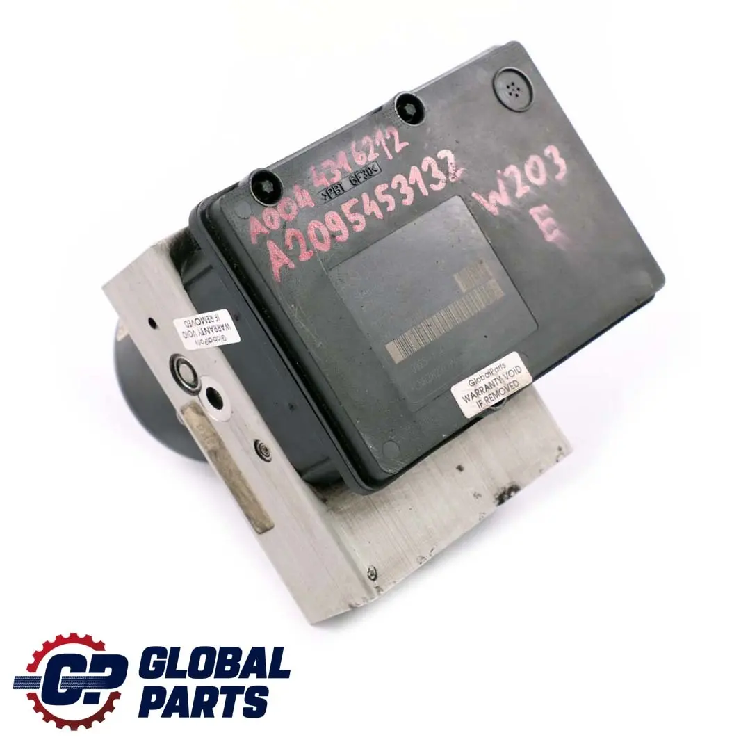 Mercedes-Benz C CLK W203 C209 Hydraulikblock Hydraulikaggregat ABS Pumpe für mit Teilenummer A0044316212 Mercedes-Benz C CLK W203 C209 Hydraulikblock Hydraulikaggregat ABS Pumpe - SKU A2095453132 - Teilenummer A0044316212