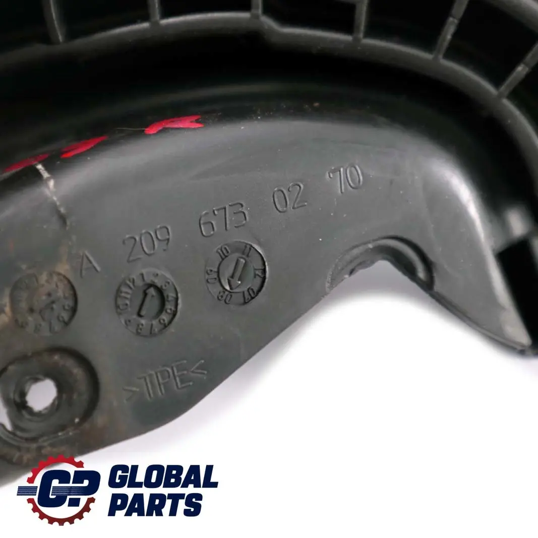 Trasera Derecha Ventana Sello Cubreborder para Mercedes C209 W209 con número de pieza A2096730270 Mercedes C209 W209 Trasera Derecha Ventana Sello Cubreborder - SKU A2096730270 - Número de pieza A2096730270