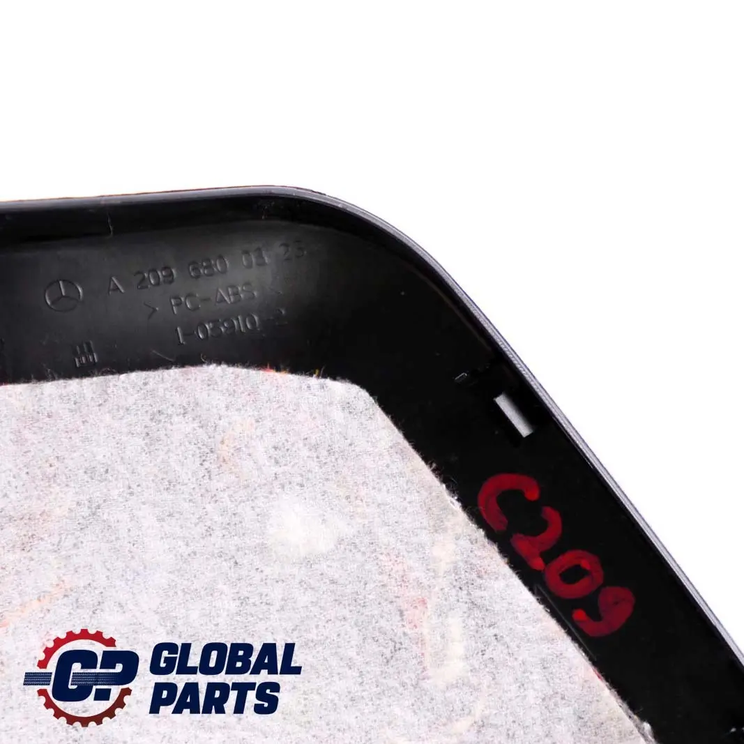 Mercedes CLK C209 W209 Dashboard Trim Cover Front Left N/S Black - SKU RHD-A2096800323 - Part number A2096800323