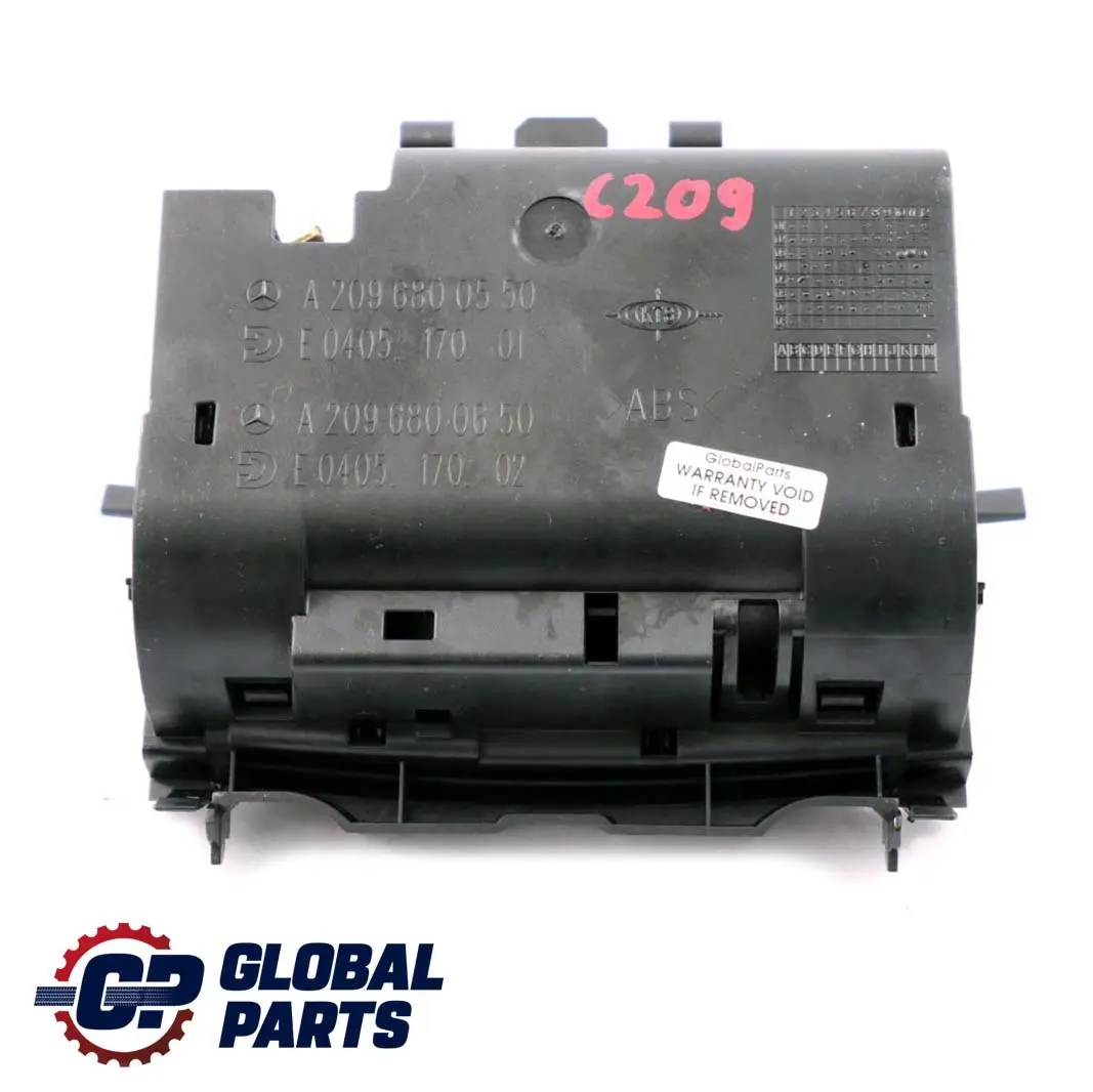 Cendrier Avant Mercedes C209 W209 Console Centrale pour à propos du numéro de pièce A2096800550 Cendrier Avant Mercedes C209 W209 Console Centrale - SKU A2096800550 - Numéro de pièce A2096800550