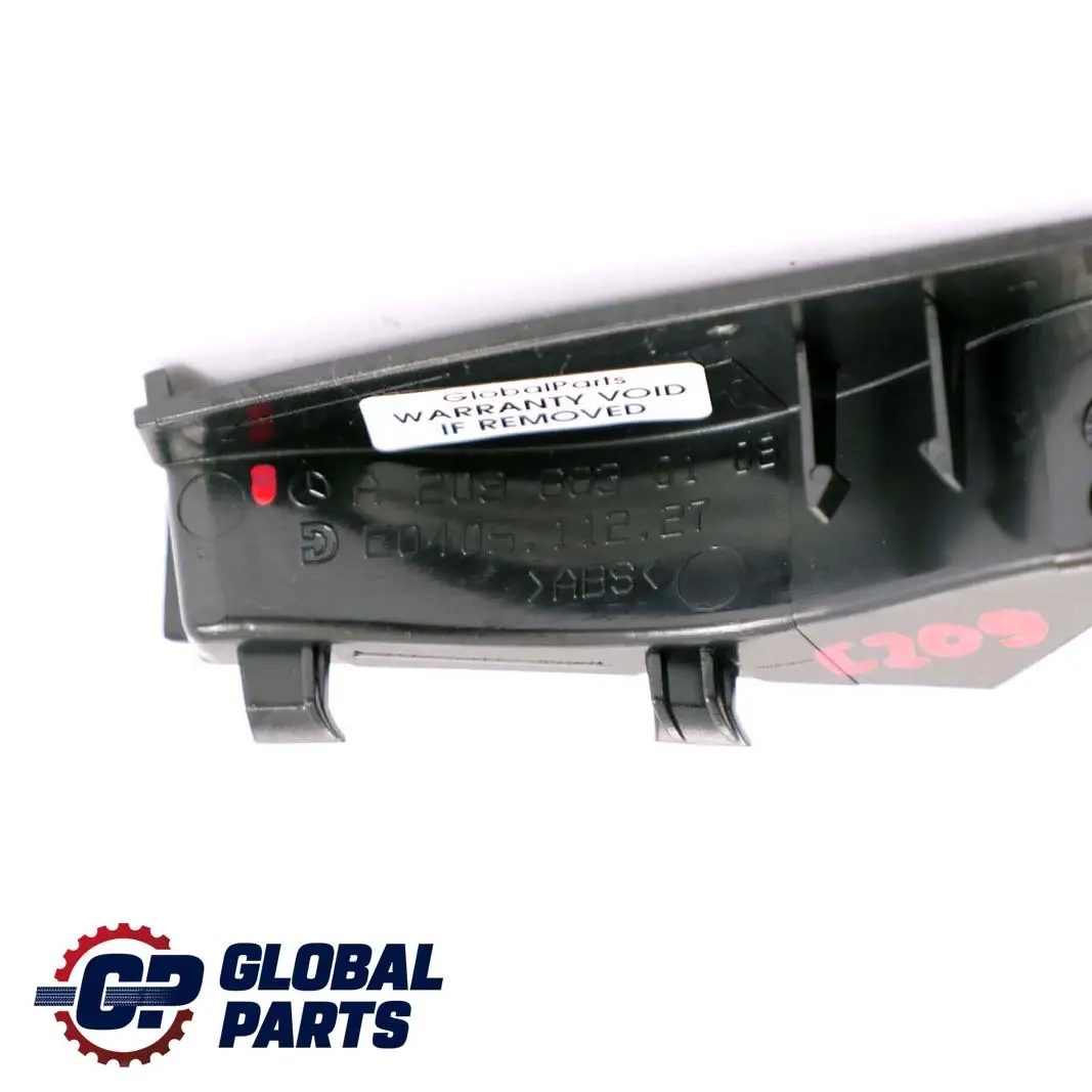 Mercedes C209 W209 Front Ashtray Side Cover Trim Blank - SKU A2096830108 - Part number A2096830108