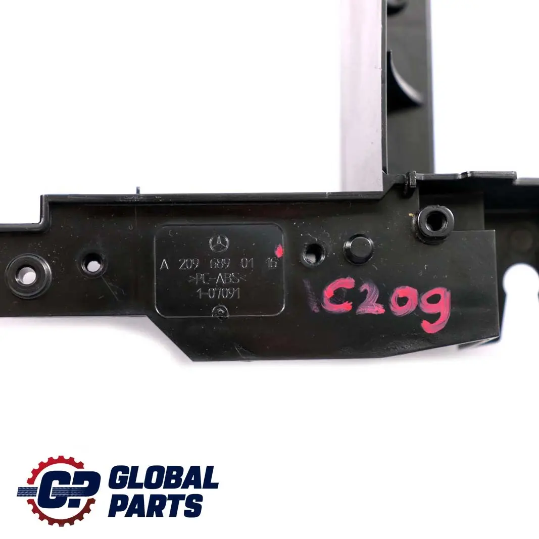 CLK-Class C209 Radio Holder Bracket Mounting Frame to Mercedes with Part number A2096890116 Mercedes CLK-Class C209 Radio Holder Bracket Mounting Frame - SKU A2096890116 - Part number A2096890116