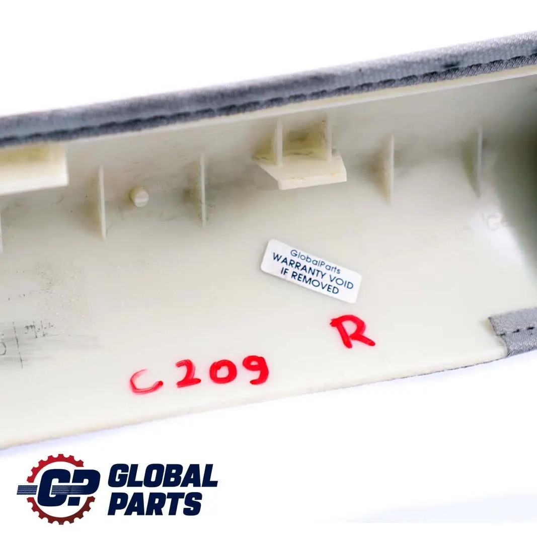 CLK-Class C209 W209 Column A-Pillar Trim Cover Panel Right to Mercedes with Part number A2096900225 Mercedes CLK-Class C209 W209 Column A-Pillar Trim Cover Panel Right - SKU A2096900225 - Part number A2096900225