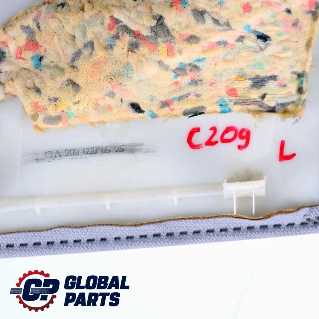 CLK-Class C209 W209 Rear C-Pillar Trim Cover Panel Left to Mercedes with Part number A2096900525 Mercedes CLK-Class C209 W209 Rear C-Pillar Trim Cover Panel Left - SKU A2096900525 - Part number A2096900525