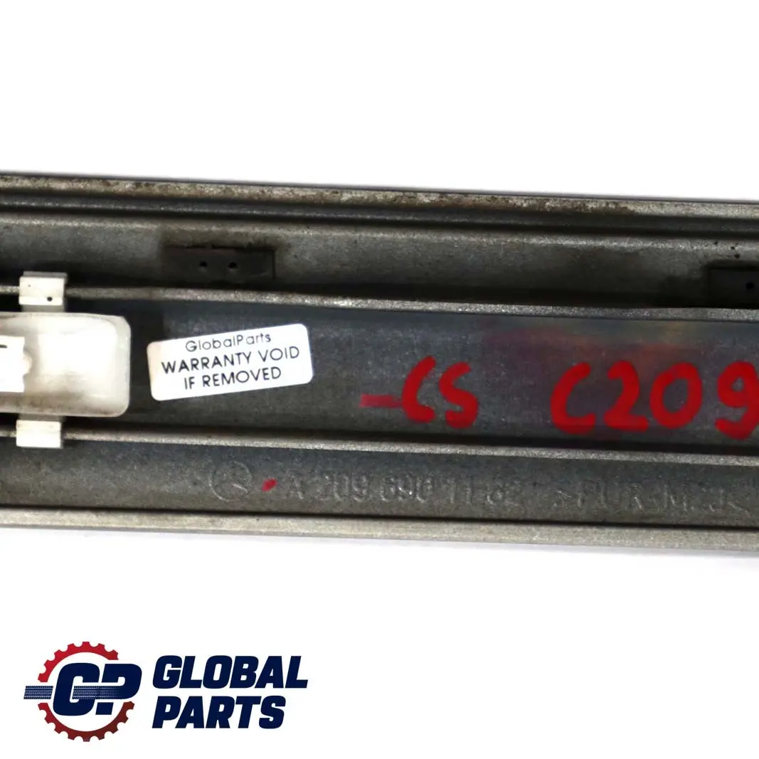 Mercedes CLK C209 W209 Front Left Moulding Trim Cubanite Silver - SKU A2096901182-CS - Part number A2096901182
