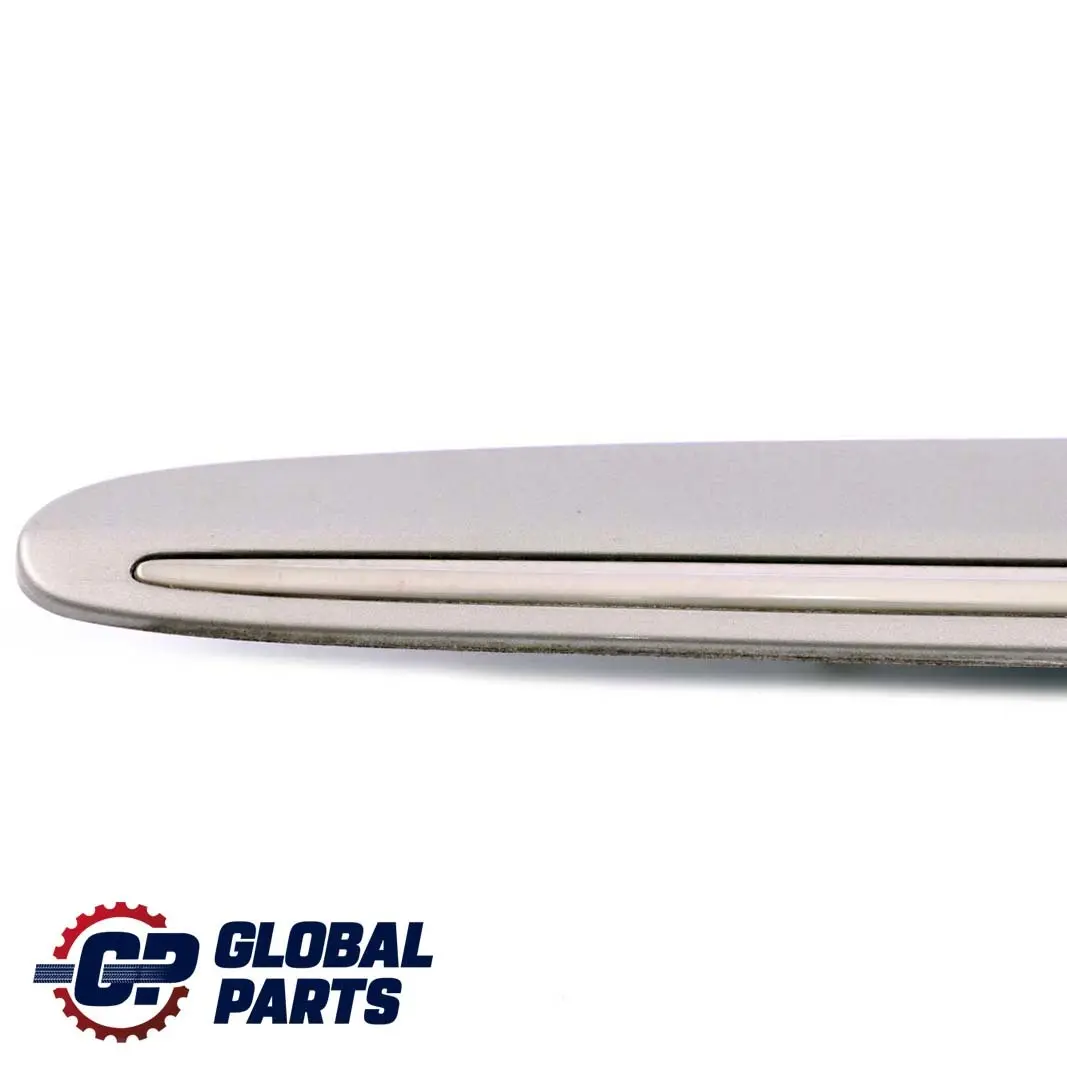 Left Moulding Trim N/S Cubanite Silver to Mercedes CLK C209 W209 Rear with Part number A2096902562 Mercedes CLK C209 W209 Rear Left Moulding Trim N/S Cubanite Silver - SKU A2096902562-CS - Part number A2096902562