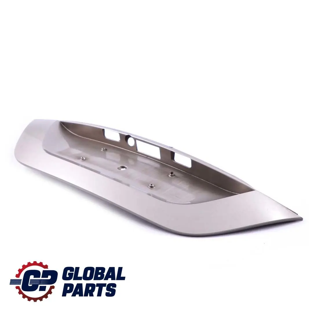CLK-Class C209 Rear Tailgate Trim Number Plate Trunk Cubanite Silver to Mercedes with Part number A2097500081 Mercedes CLK-Class C209 Rear Tailgate Trim Number Plate Trunk Cubanite Silver - SKU A2097500081-CS - Part number A2097500081