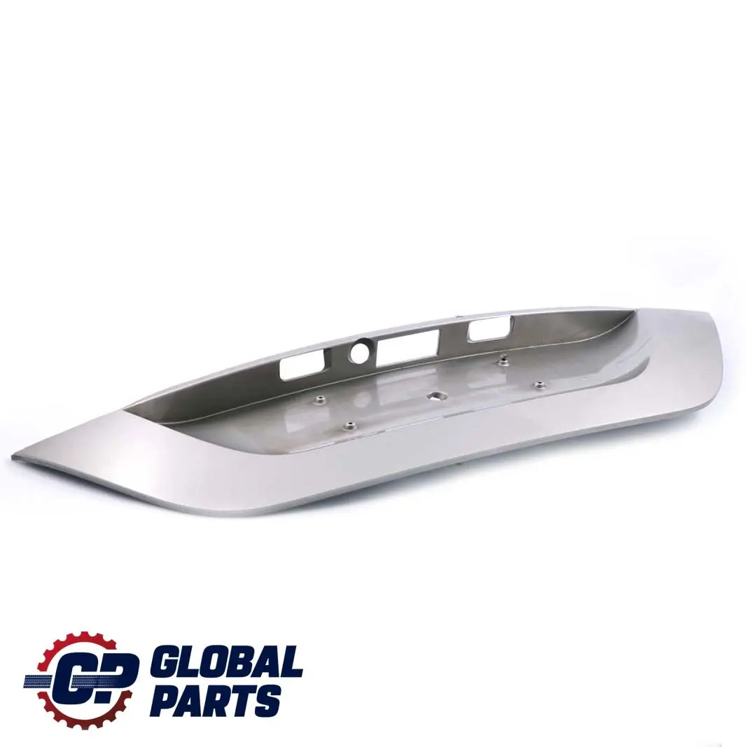 CLK-Class C209 Rear Tailgate Trim Number Plate Trunk Cubanite Silver to Mercedes with Part number A2097500081 Mercedes CLK-Class C209 Rear Tailgate Trim Number Plate Trunk Cubanite Silver - SKU A2097500081-CS - Part number A2097500081