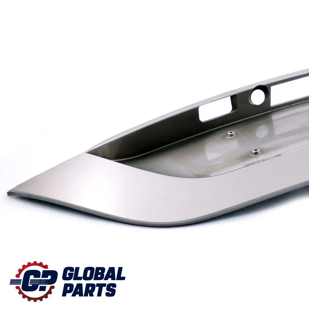 CLK-Class C209 Rear Tailgate Trim Number Plate Trunk Cubanite Silver to Mercedes with Part number A2097500081 Mercedes CLK-Class C209 Rear Tailgate Trim Number Plate Trunk Cubanite Silver - SKU A2097500081-CS - Part number A2097500081