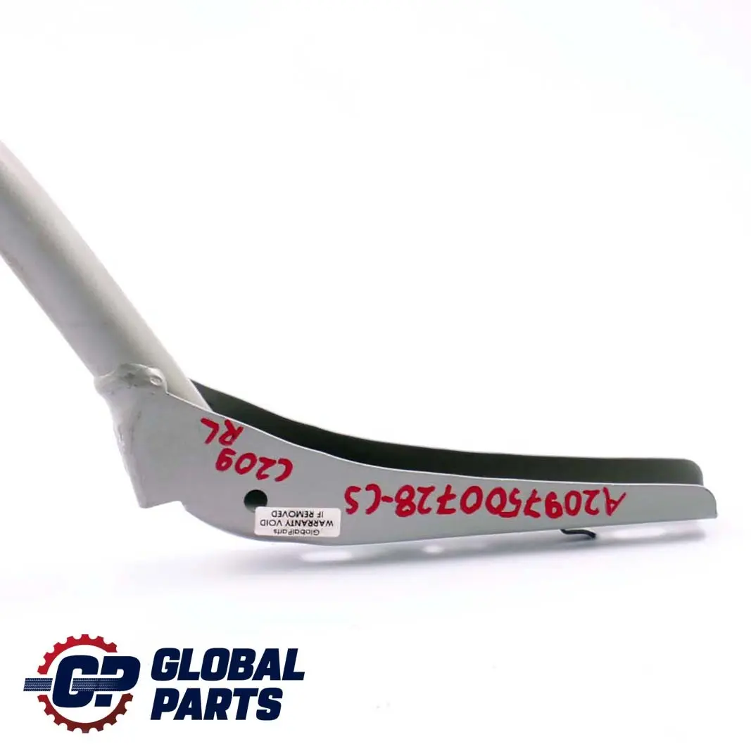 Trunk Lid Rear Left Hinge Cubanite Silver to Mercedes CLK C209 W209 with Part number A2097500728 Mercedes CLK C209 W209 Trunk Lid Rear Left Hinge Cubanite Silver - SKU A2097500728-CS - Part number A2097500728