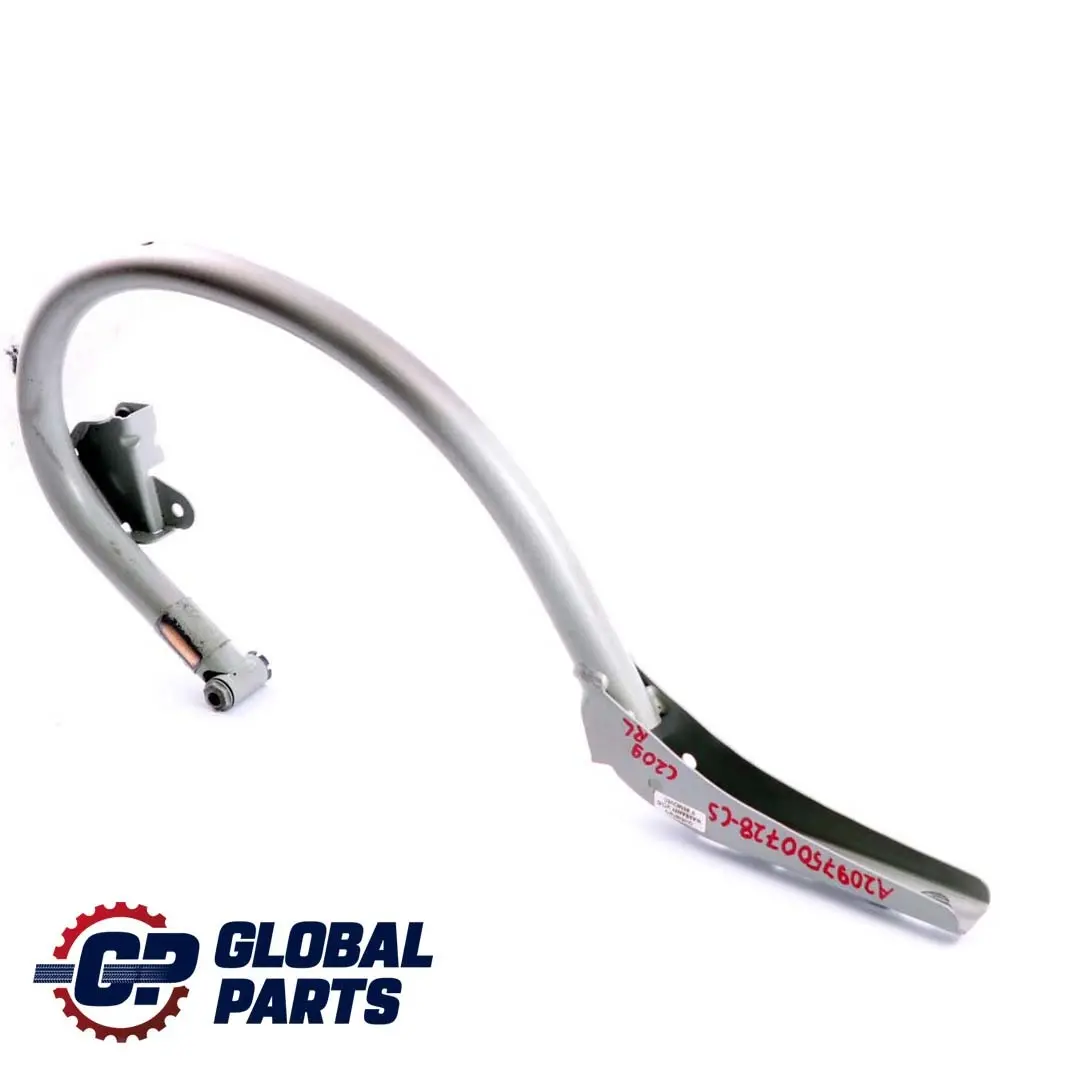Trunk Lid Rear Left Hinge Cubanite Silver to Mercedes CLK C209 W209 with Part number A2097500728 Mercedes CLK C209 W209 Trunk Lid Rear Left Hinge Cubanite Silver - SKU A2097500728-CS - Part number A2097500728