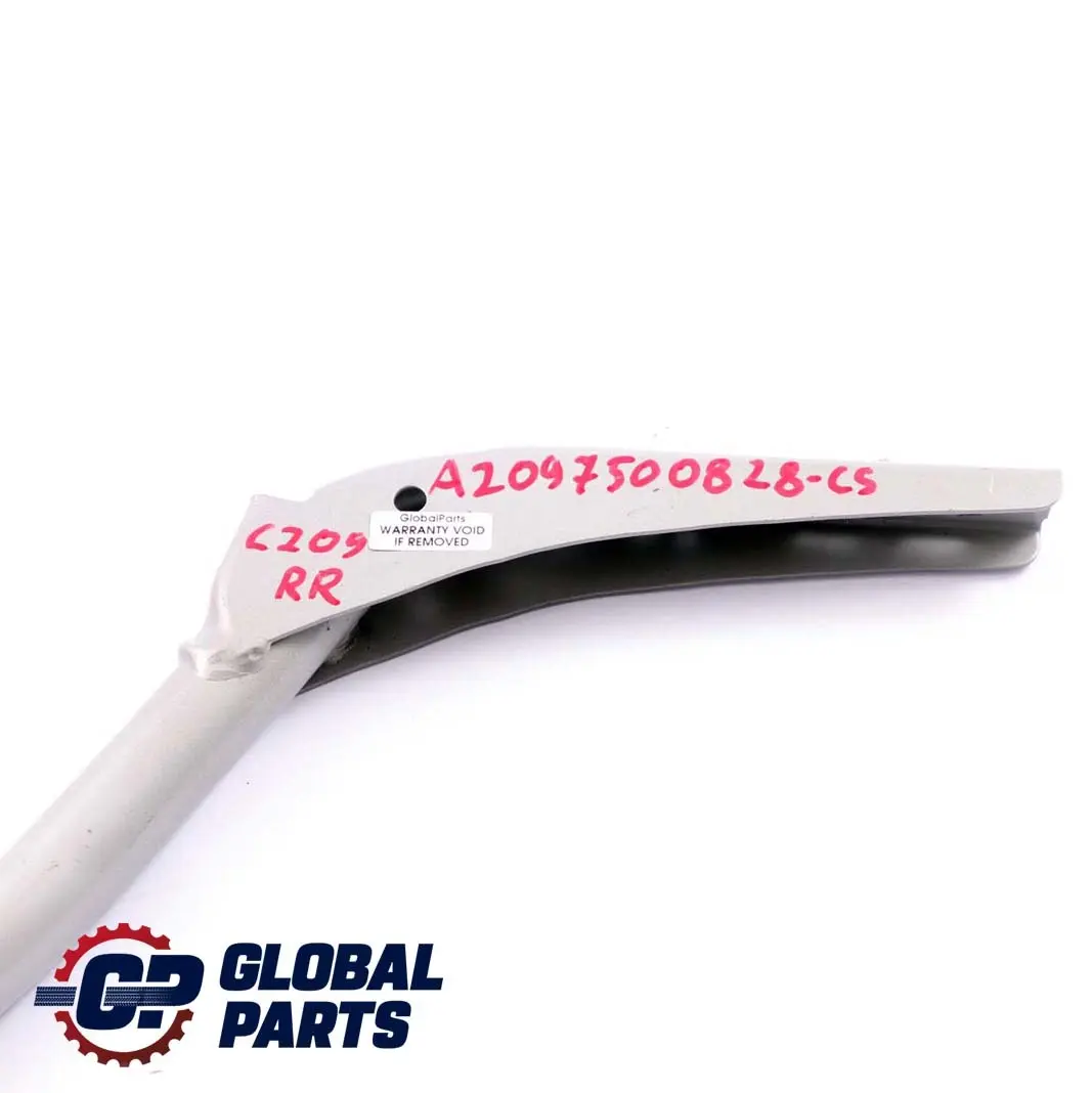 Trunk Lid Rear Right Hinge Cubanite Silver to Mercedes CLK C209 W209 with Part number A2097500828 Mercedes CLK C209 W209 Trunk Lid Rear Right Hinge Cubanite Silver - SKU A2097500828-CS - Part number A2097500828