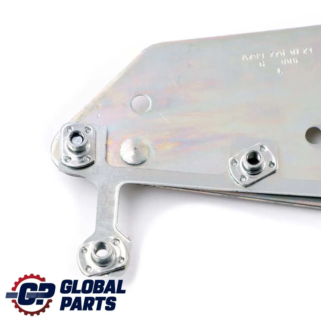 Mercedes-Benz A207 W207 Cabrio Left N/S Support Plate Holder Bracket to with Part number A2097700123 Mercedes-Benz A207 W207 Cabrio Left N/S Support Plate Holder Bracket - SKU A2097700123 - Part number A2097700123