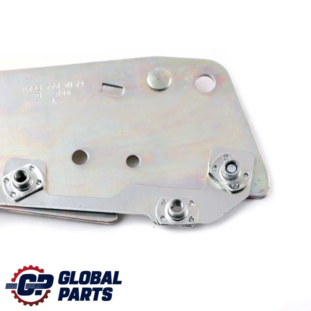 Mercedes-Benz A207 W207 Cabrio Left N/S Support Plate Holder Bracket to with Part number A2097700123 Mercedes-Benz A207 W207 Cabrio Left N/S Support Plate Holder Bracket - SKU A2097700123 - Part number A2097700123
