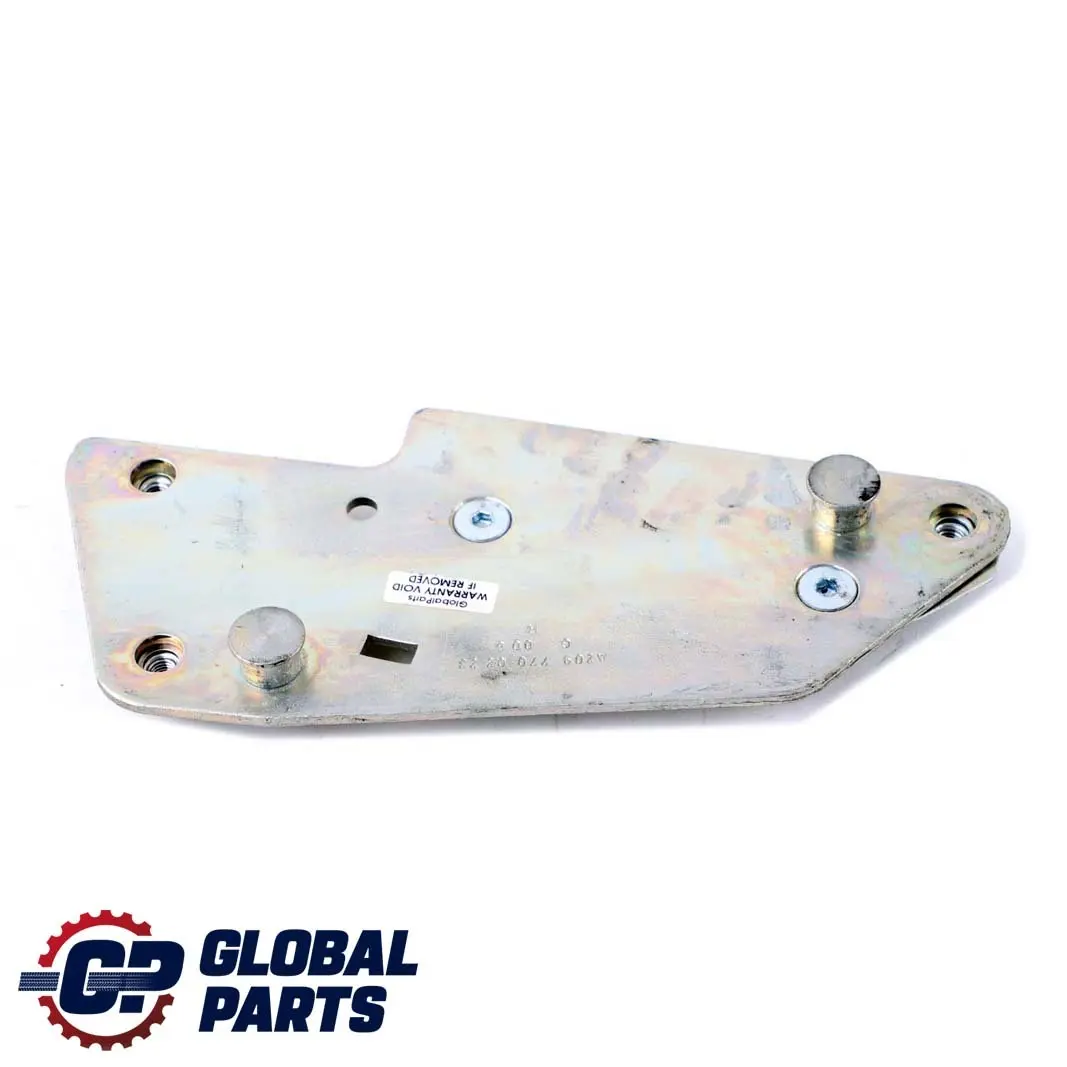 Mercedes-Benz A207 W207 Cabrio Right O/S Support Holder Bracket to with Part number A2097700223 Mercedes-Benz A207 W207 Cabrio Right O/S Support Holder Bracket - SKU A2097700223 - Part number A2097700223