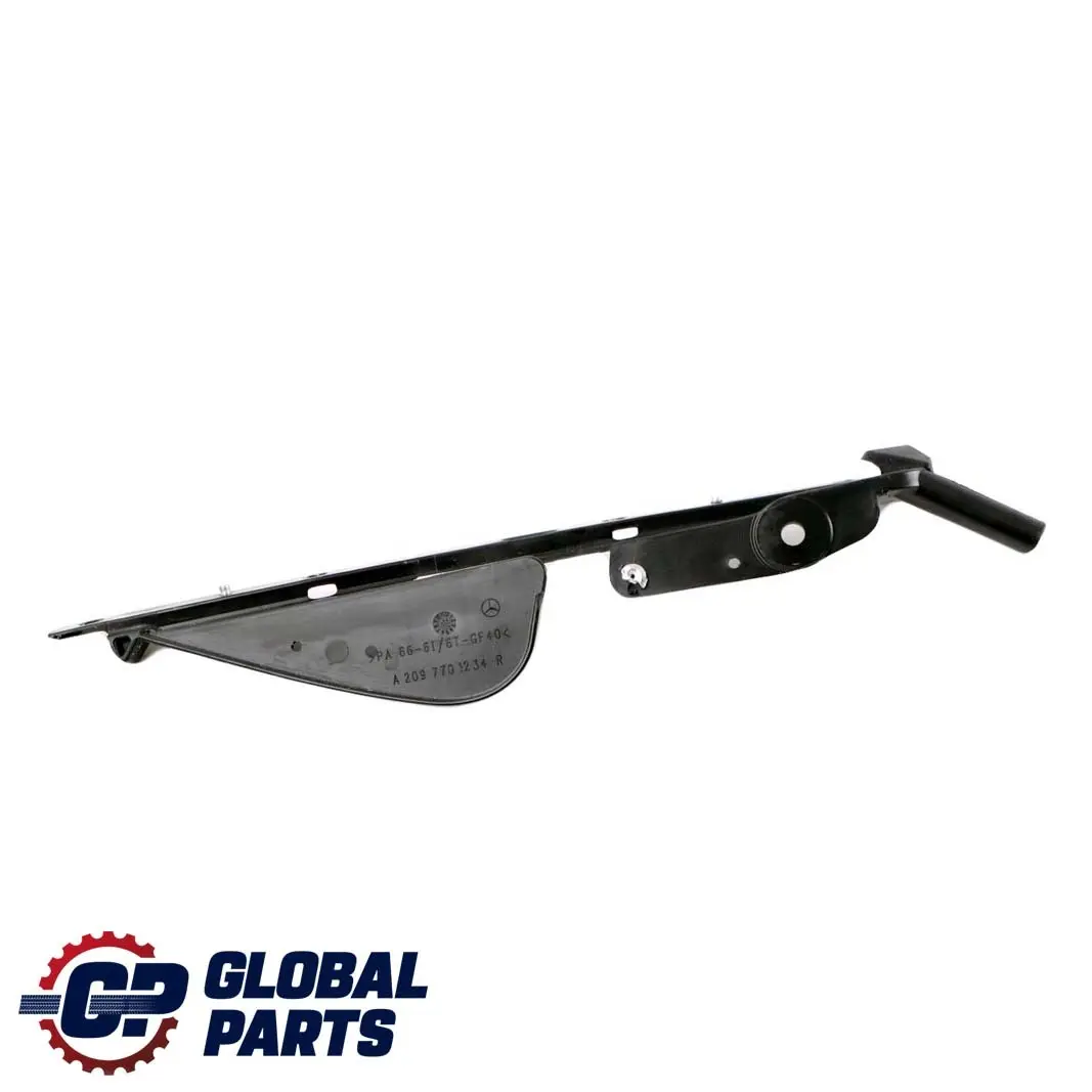 Mercedes-Benz A207 W207 Cabrio Right O/S Folding Top Guide Rail to with Part number A2097701234 Mercedes-Benz A207 W207 Cabrio Right O/S Folding Top Guide Rail - SKU A2097701234 - Part number A2097701234