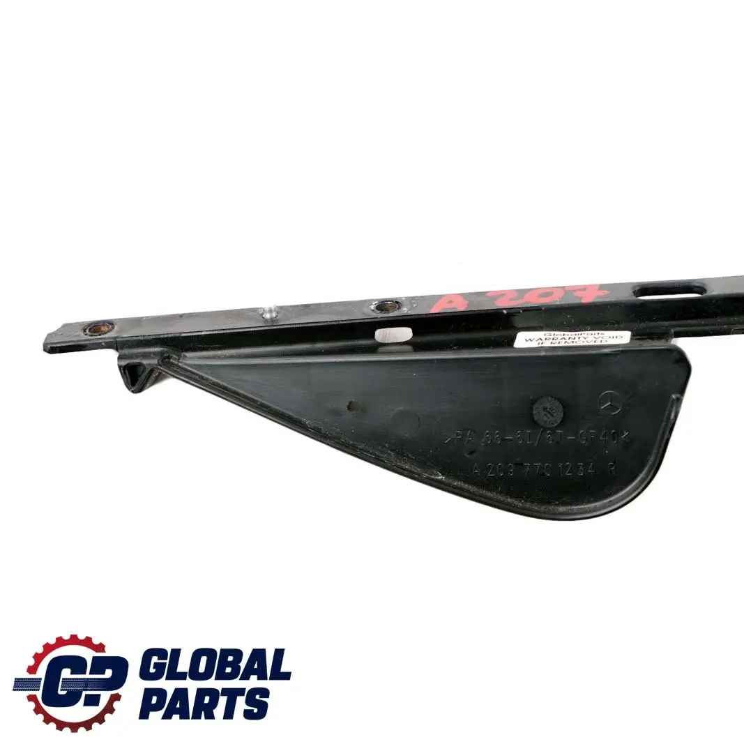 Mercedes-Benz A207 W207 Cabrio Right O/S Folding Top Guide Rail to with Part number A2097701234 Mercedes-Benz A207 W207 Cabrio Right O/S Folding Top Guide Rail - SKU A2097701234 - Part number A2097701234
