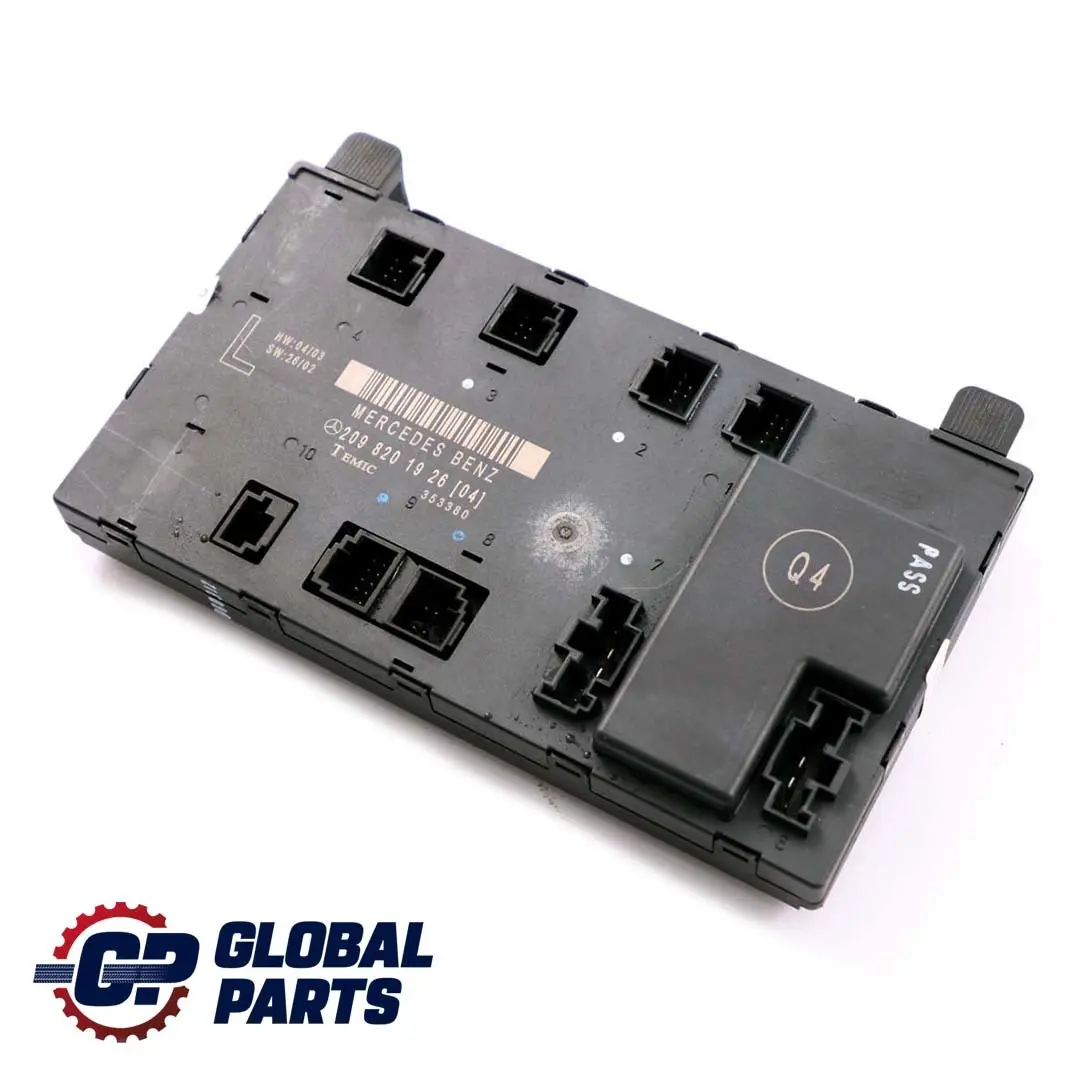 Mercedes C209 Door Control Module Front Left N/S - SKU A2098202126 - Part number A2098201926