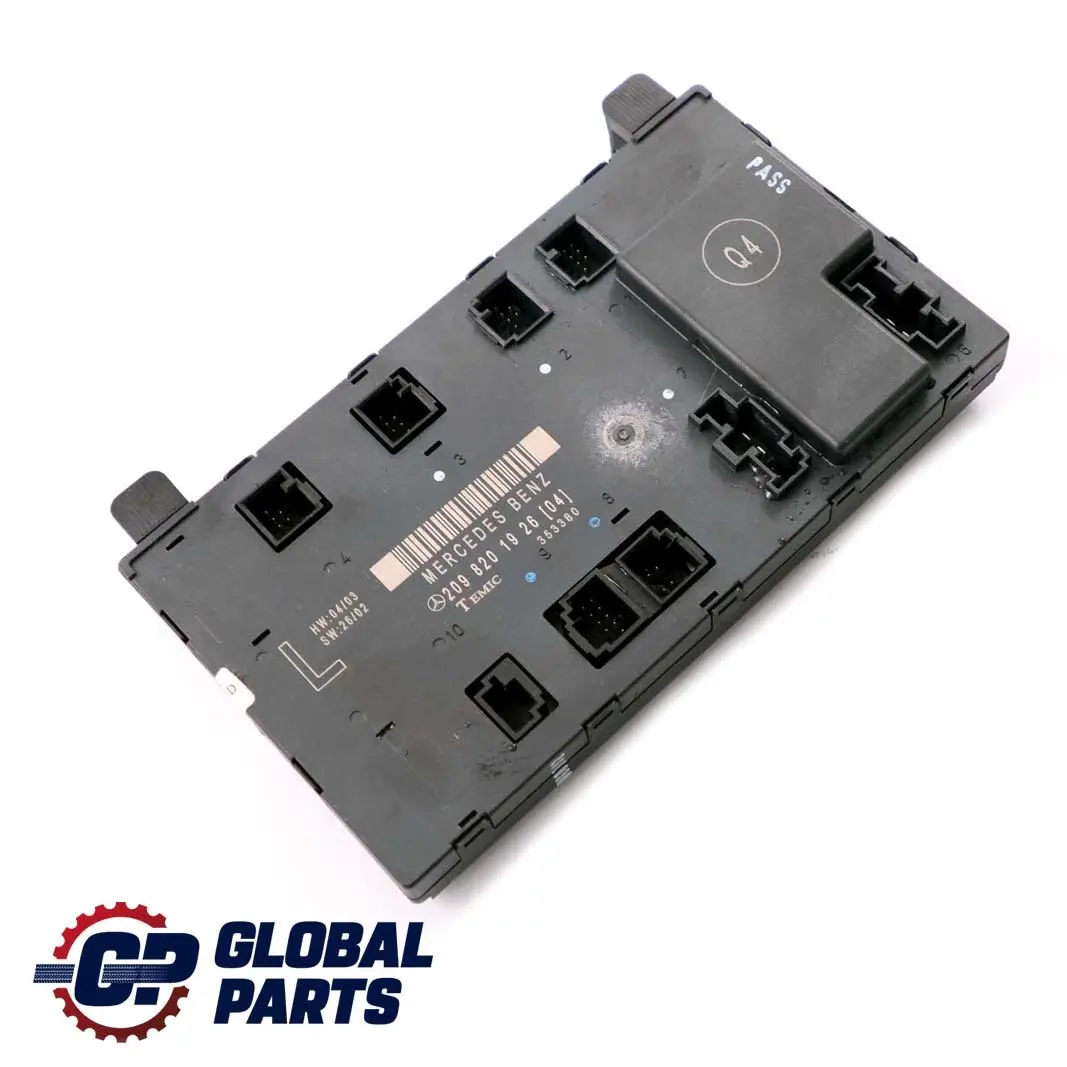 Mercedes C209 Door Control Module Front Left N/S - SKU A2098202126 - Part number A2098201926