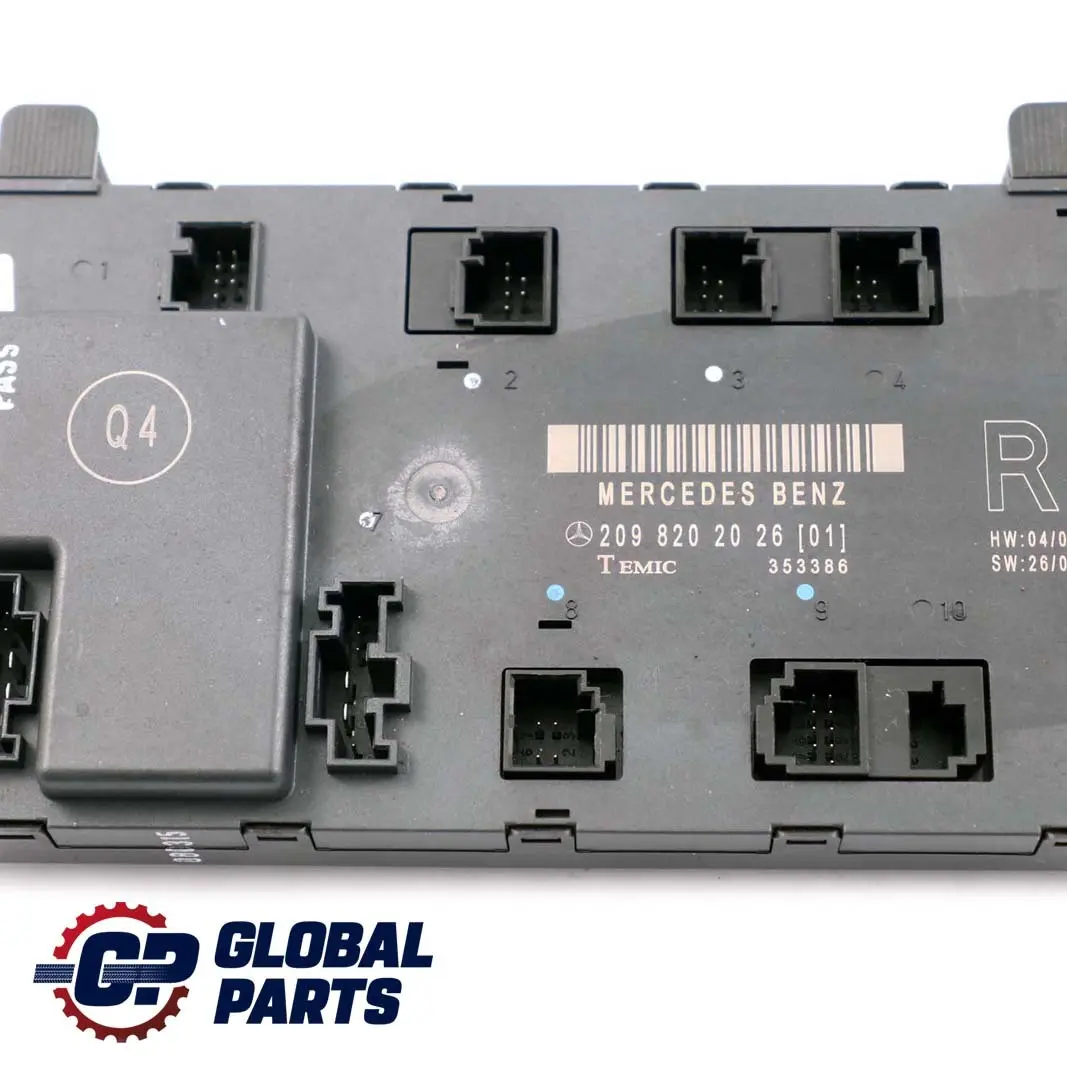 Mercedes-Benz C209 Unità di controllo porta anteriore destra per con numero di parte A2098202026 Mercedes-Benz C209 Unità di controllo porta anteriore destra - SKU A2098202226 - Numero di parte A2098202026