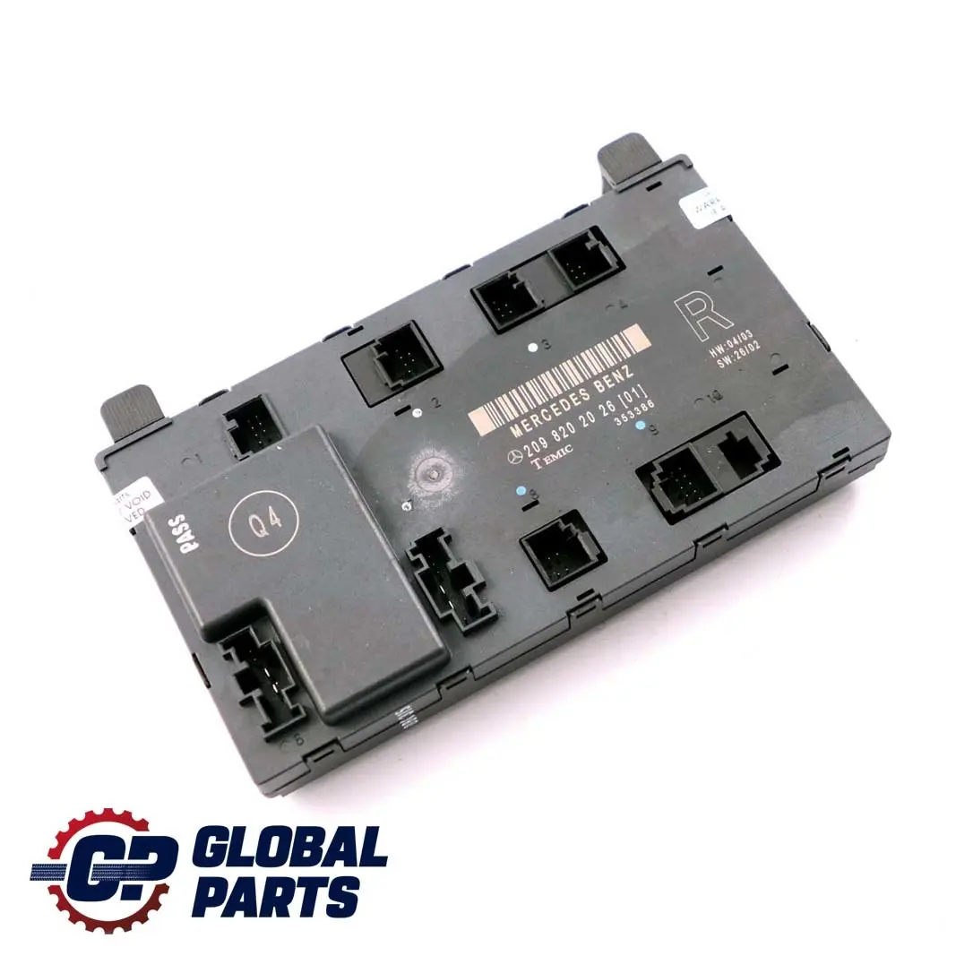 Mercedes-Benz CLK-Class C209 Front Right O/S Door Control Unit to with Part number A2098202026 Mercedes-Benz CLK-Class C209 Front Right O/S Door Control Unit - SKU A2098202226 - Part number A2098202026