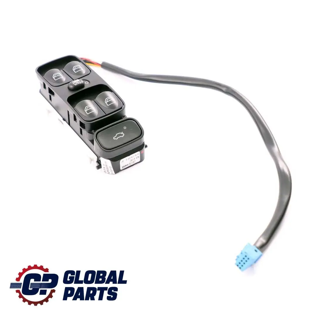 Botón Interruptor Ventana Mercedes C209 W209 Lado Driver Delantero para con número de pieza A2098203410 Botón Interruptor Ventana Mercedes C209 W209 Lado Driver Delantero - SKU A2098203410 - Número de pieza A2098203410