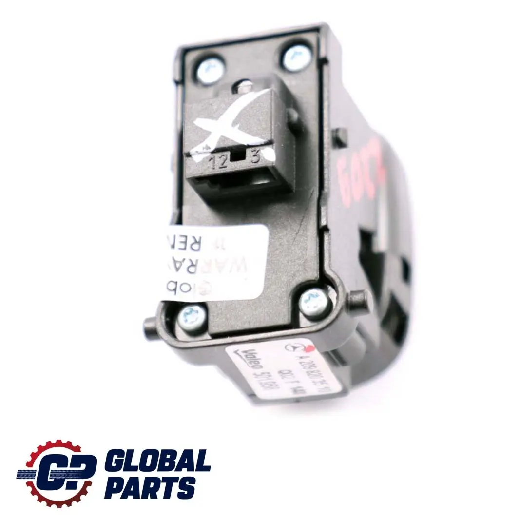 Interruptor de control del elevalunas trasero para Mercedes CLK C209 con número de pieza A2098203510 Mercedes CLK C209 Interruptor de control del elevalunas trasero - SKU A2098203510 - Número de pieza A2098203510