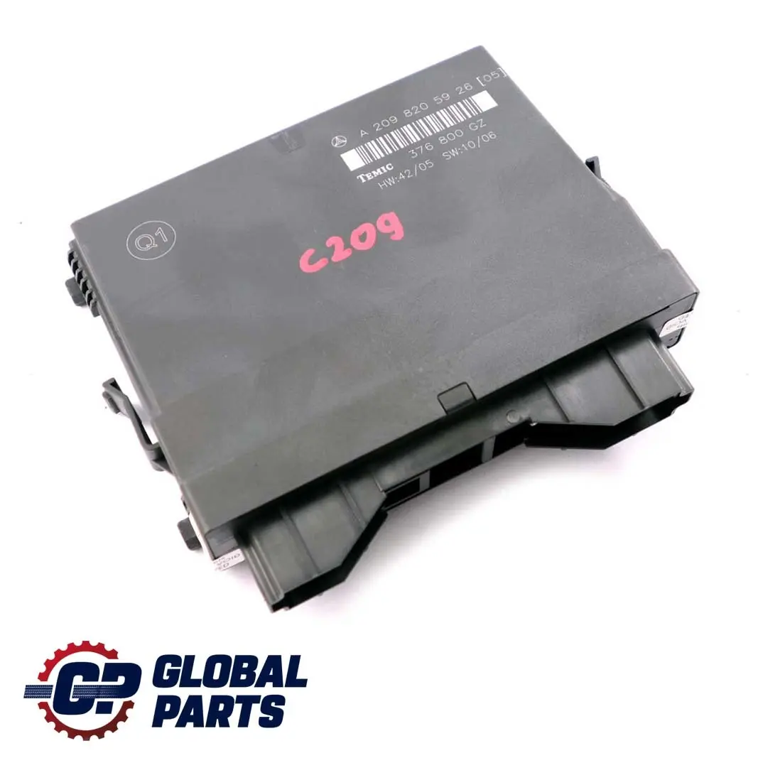 Unità modulo controllo corpo per Mercedes CLK C209 con numero di parte A2098205926 Mercedes CLK C209 Unità modulo controllo corpo - SKU A2098205926 - Numero di parte A2098205926