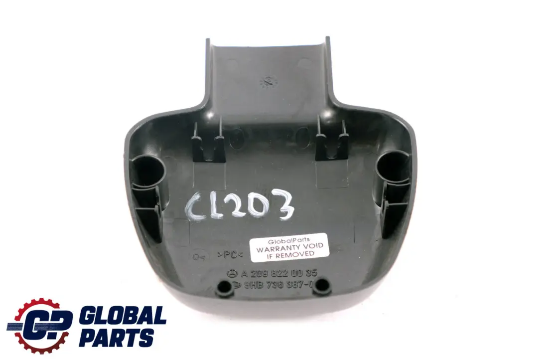 Classe CL203 C209 Regensensorabdeckung Nero per Mercedes CLC CLK con numero di parte A2098220035 Mercedes CLC CLK Classe CL203 C209 Regensensorabdeckung Nero - SKU A2098220035 - Numero di parte A2098220035