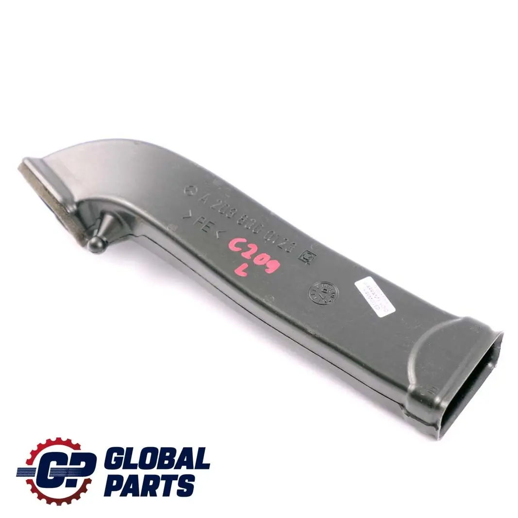 Prowadnica Kanału Powietrza Lewa do Mercedes C209 o numerze A2098300123 Mercedes C209 Prowadnica Kanału Powietrza Lewa - SKU A2098300123 - Numer Części A2098300123