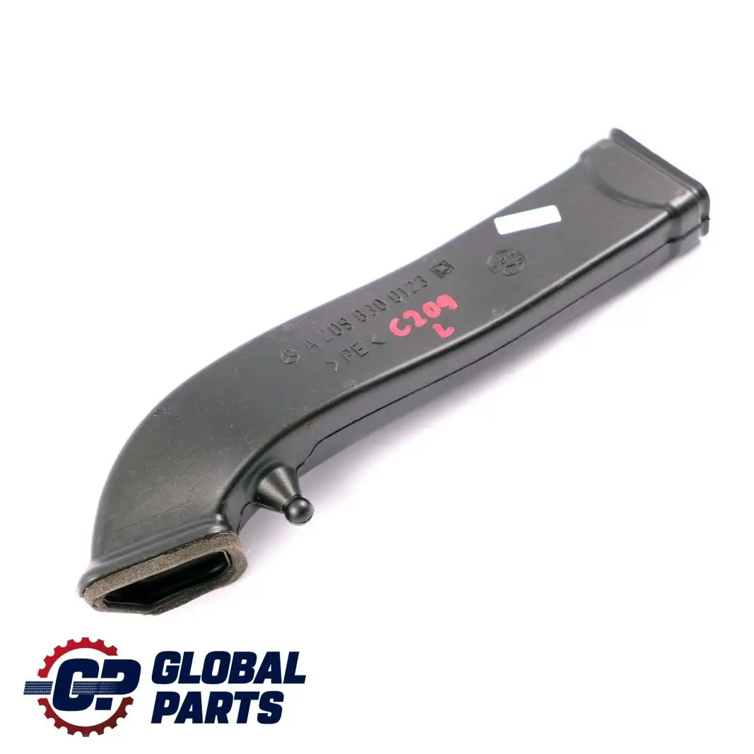 Duct Guide Channel Ball Left N/S to Mercedes C209 Air with Part number A2098300123 Mercedes C209 Air Duct Guide Channel Ball Left N/S - SKU A2098300123 - Part number A2098300123