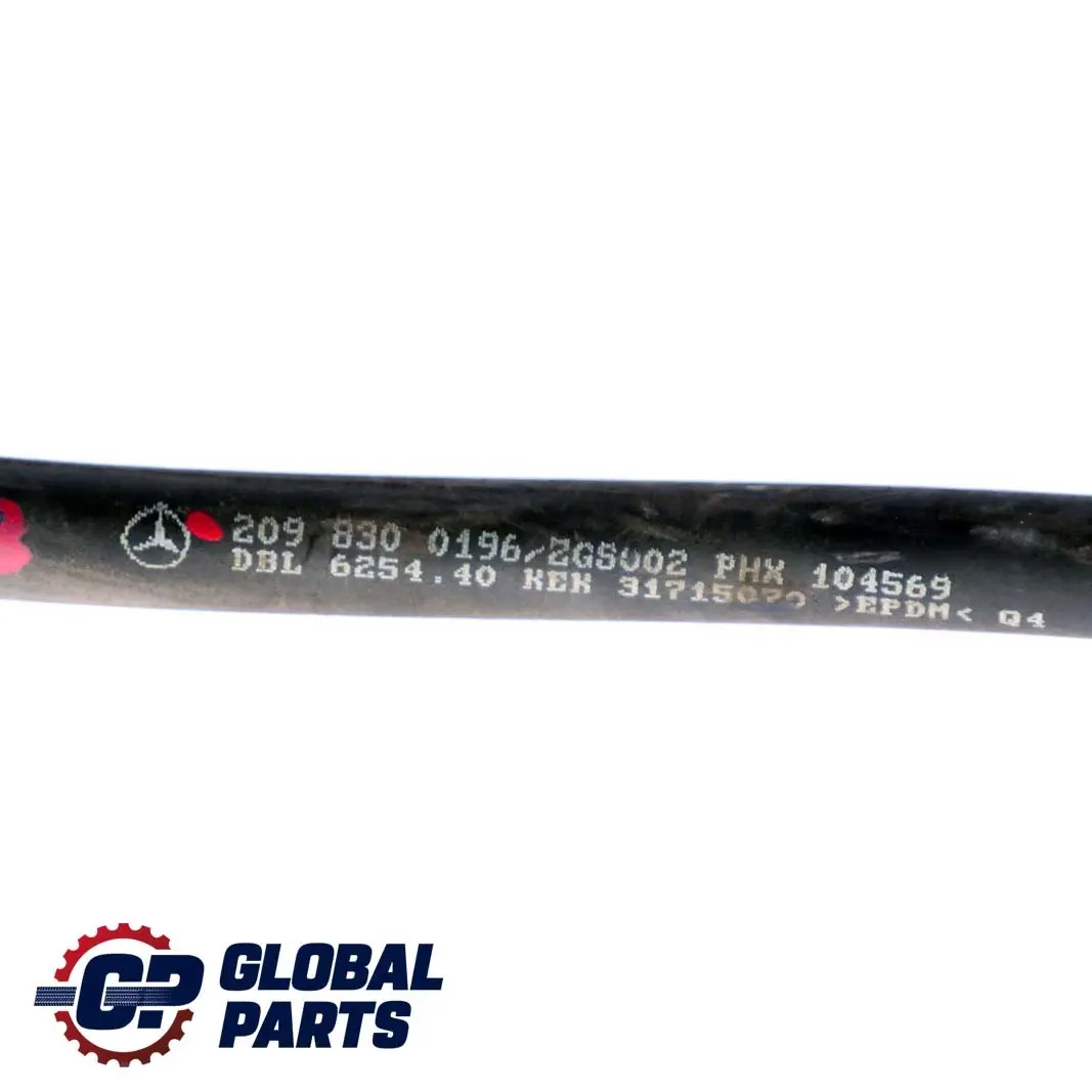 CLK-Class C209 W209 Engine Motor Cooling Coolant Hose Line to Mercedes with Part number A2098300196 Mercedes CLK-Class C209 W209 Engine Motor Cooling Coolant Hose Line - SKU A2098300196 - Part number A2098300196