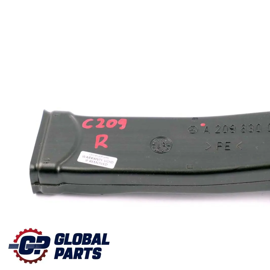  Mercedes-Benz CLK-Class C209 Air Duct Guide Channel Ball Right O/S - SKU A2098300223 - Part number A2098300223