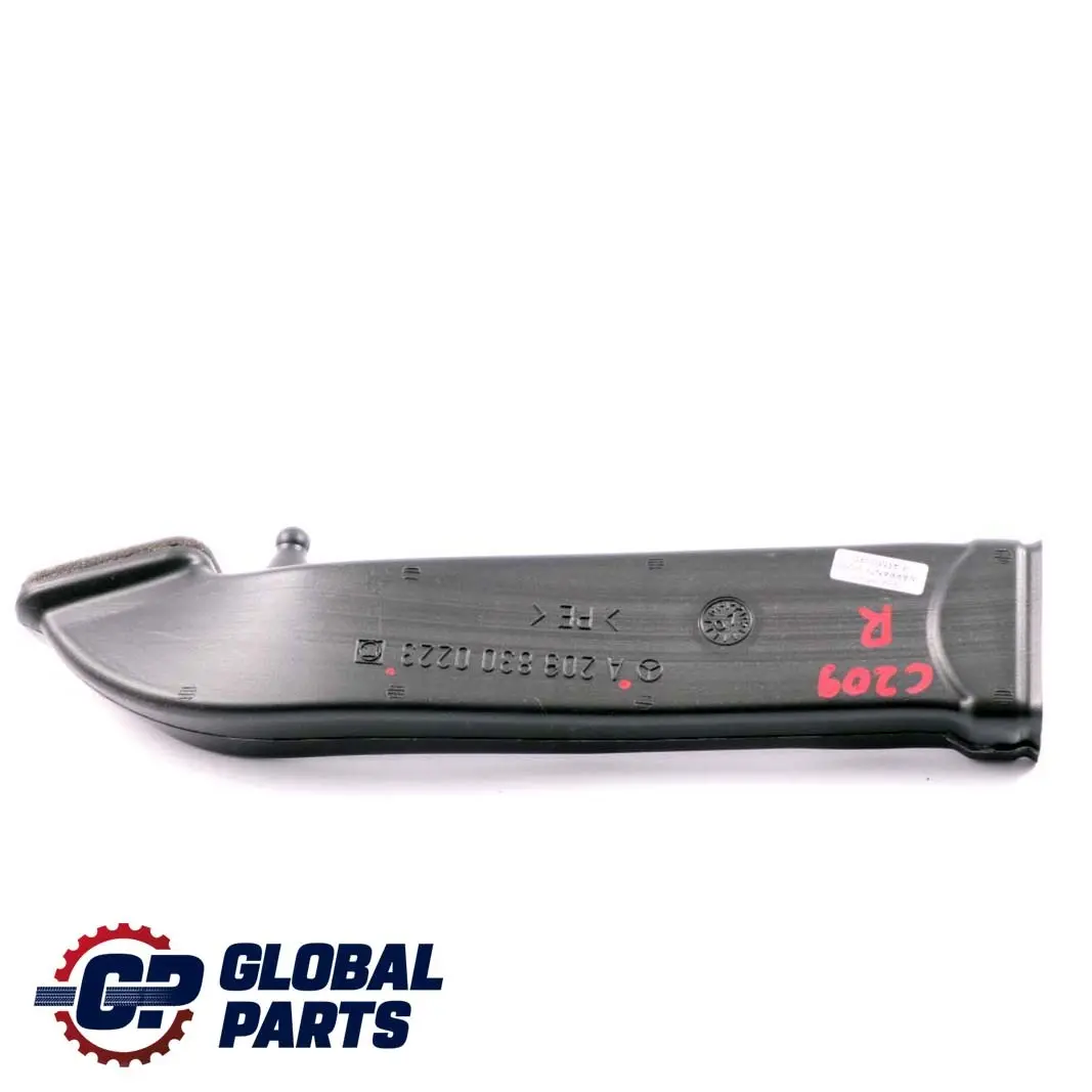  Mercedes-Benz CLK-Class C209 Air Duct Guide Channel Ball Right O/S - SKU A2098300223 - Part number A2098300223