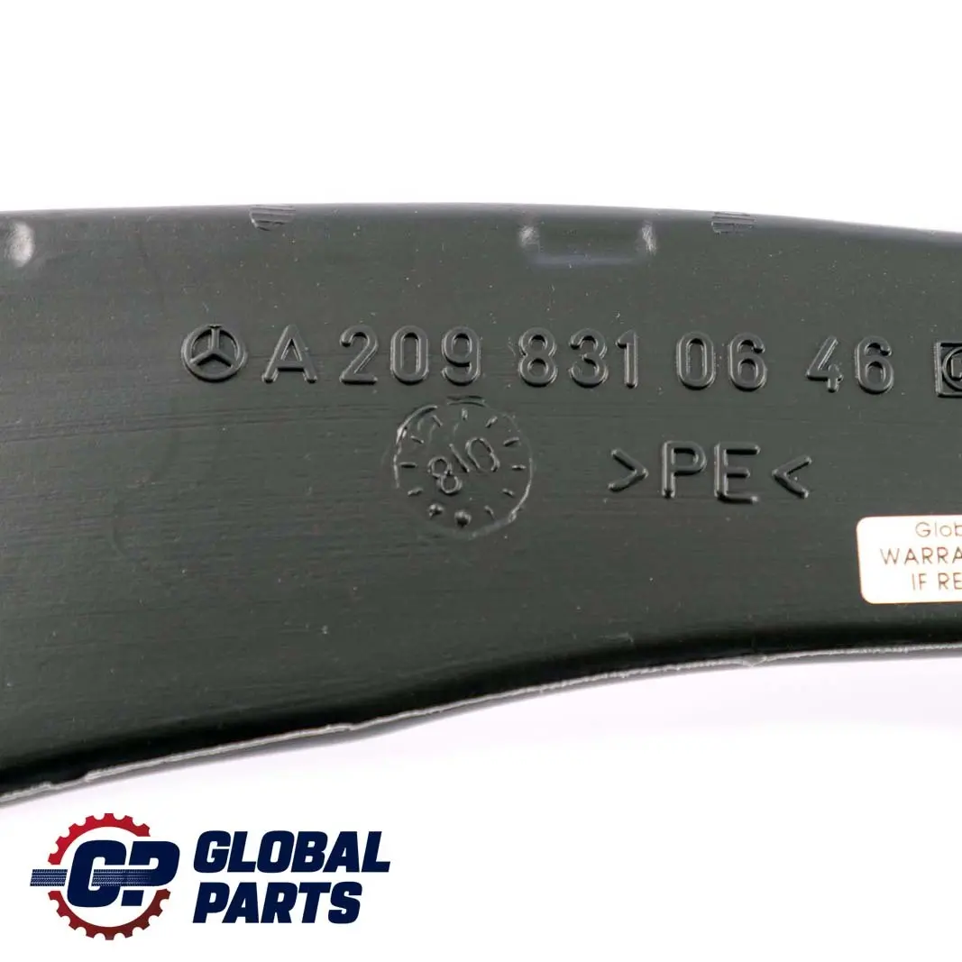 Mercedes C209 Air Duct Guide Channel Right O/S - SKU A2098310646 - Part number A2098310646