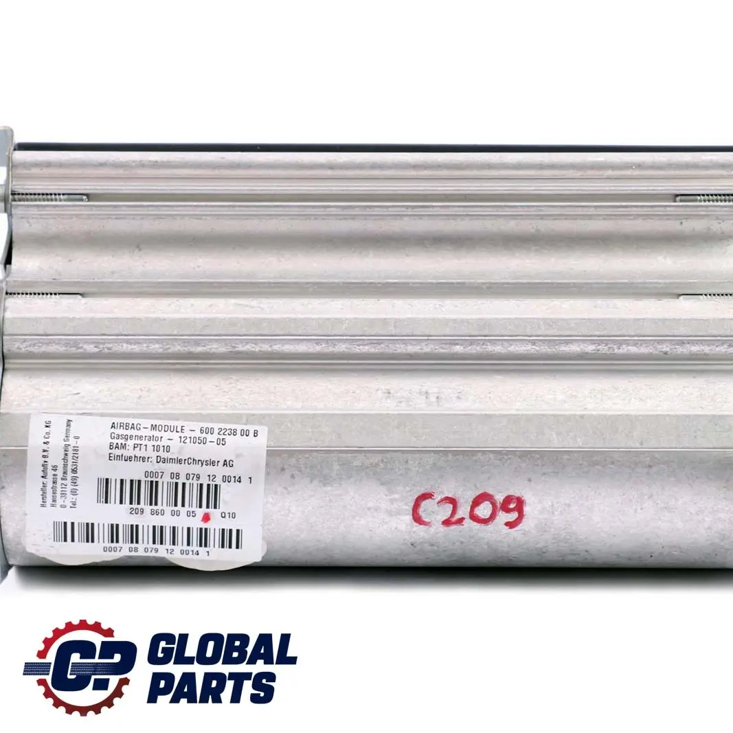 Lado Pasajero Delantero Izquierdo Módulo Aire para Mercedes C209 con número de pieza A2098600005 Mercedes C209 Lado Pasajero Delantero Izquierdo Módulo Aire - SKU A2098600005 - Número de pieza A2098600005