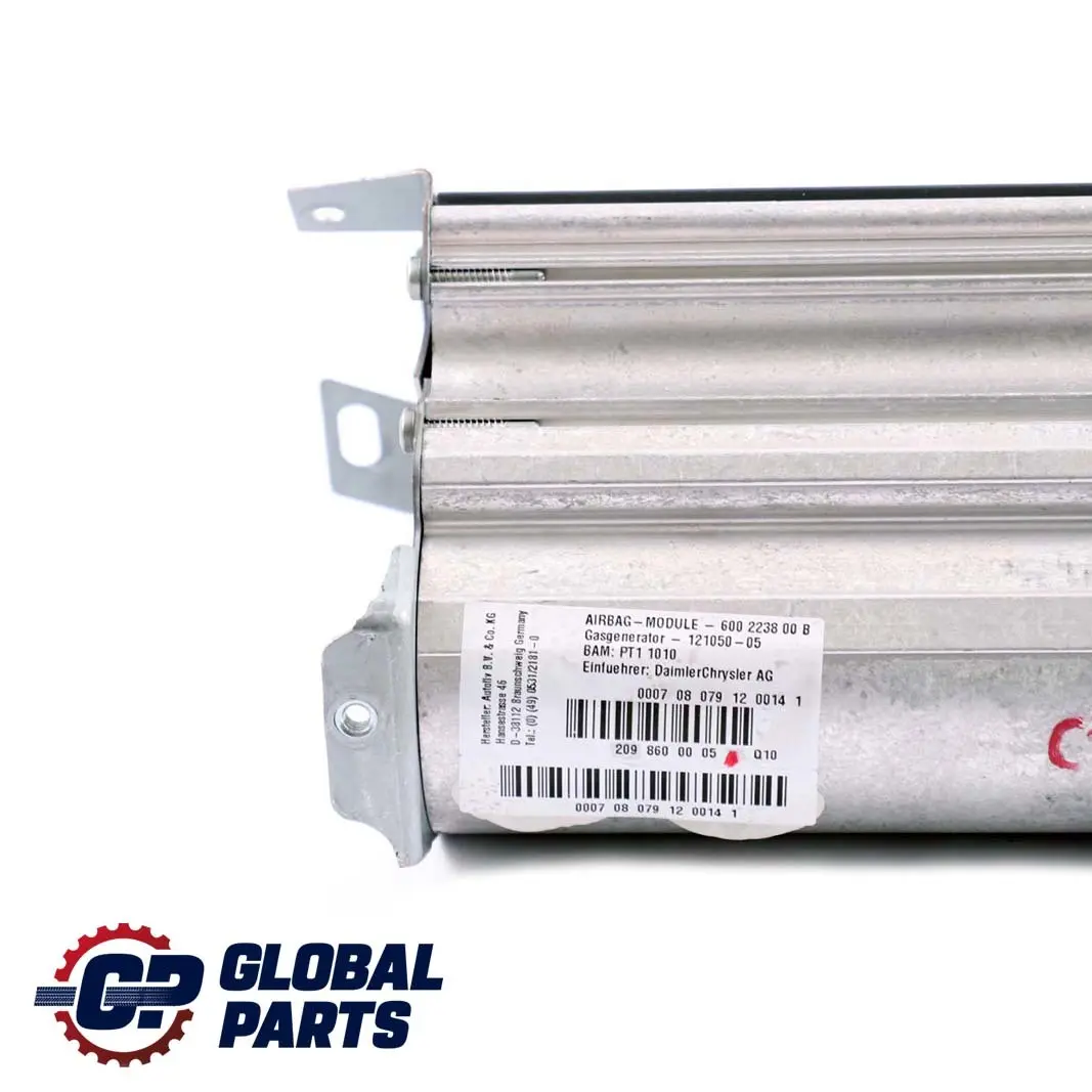 Mercedes C209 Passenger Side Front Left N/S Dashboard Air Module - SKU A2098600005 - Part number A2098600005