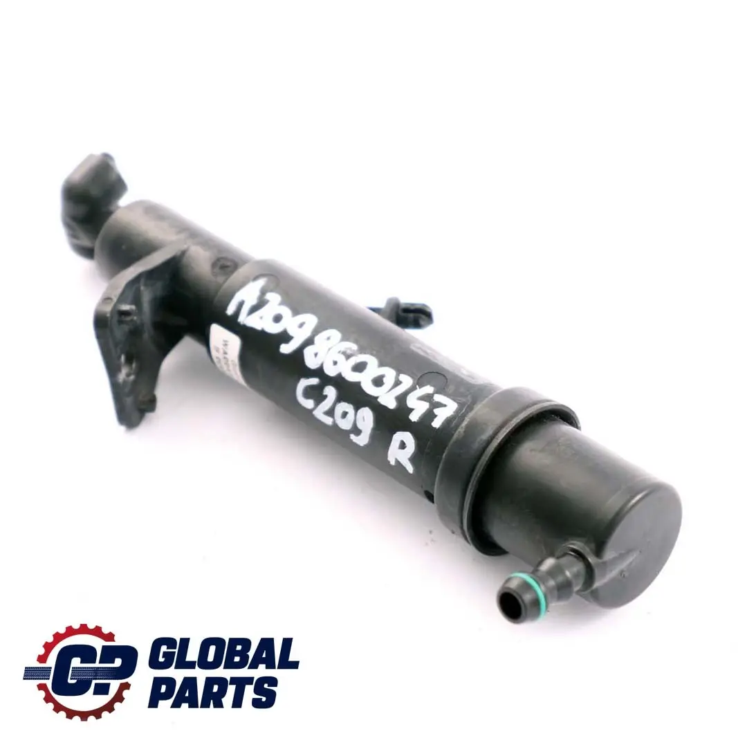 Clase CLK C209 Limpiafaros Boquilla derecha para Mercedes con número de pieza A2098600247 Mercedes Clase CLK C209 Limpiafaros Boquilla derecha - SKU A2098600247 - Número de pieza A2098600247