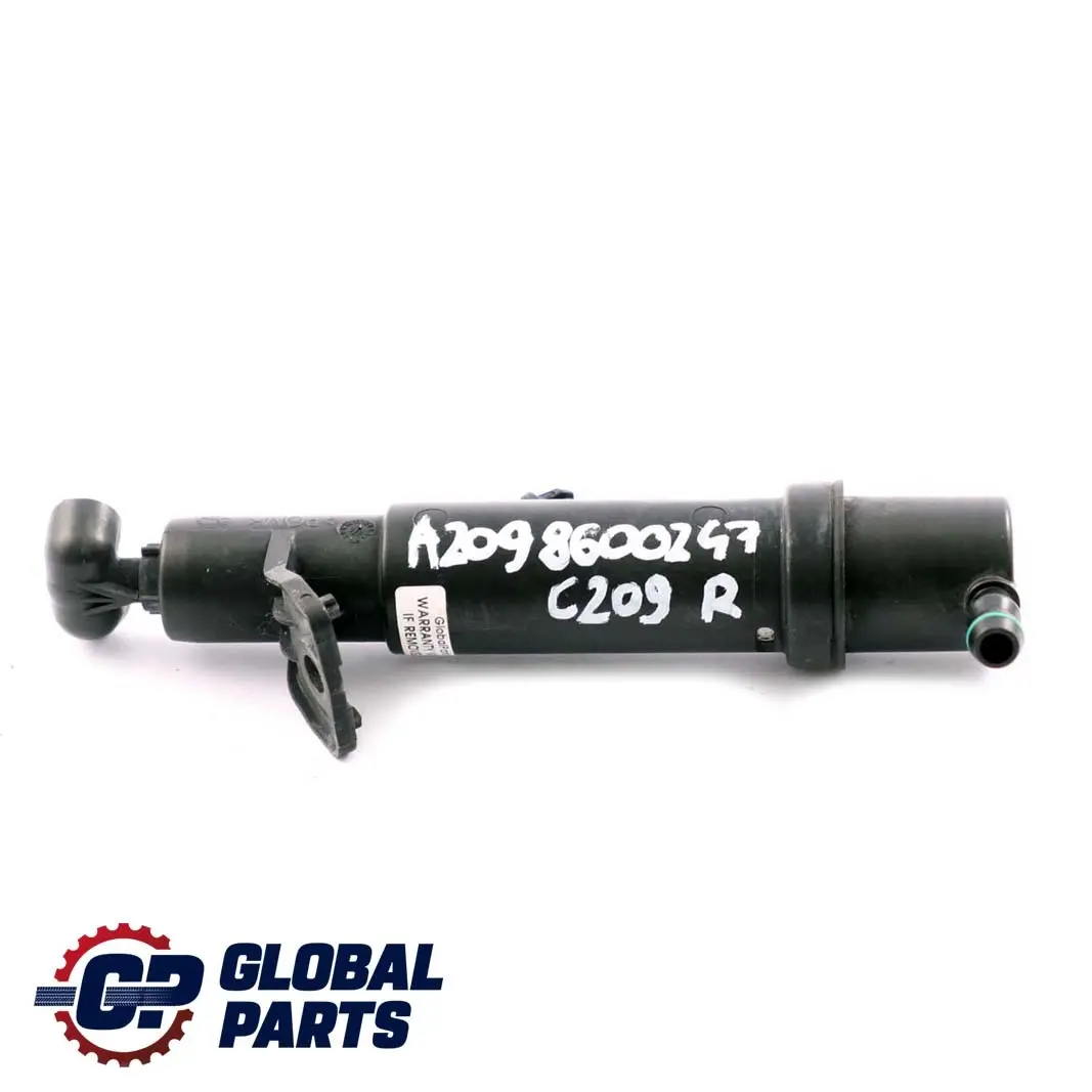 CLK-Class C209 Headlight Lamp Cleaning Right Spray Nozzle to Mercedes with Part number A2098600247 Mercedes CLK-Class C209 Headlight Lamp Cleaning Right Spray Nozzle - SKU A2098600247 - Part number A2098600247