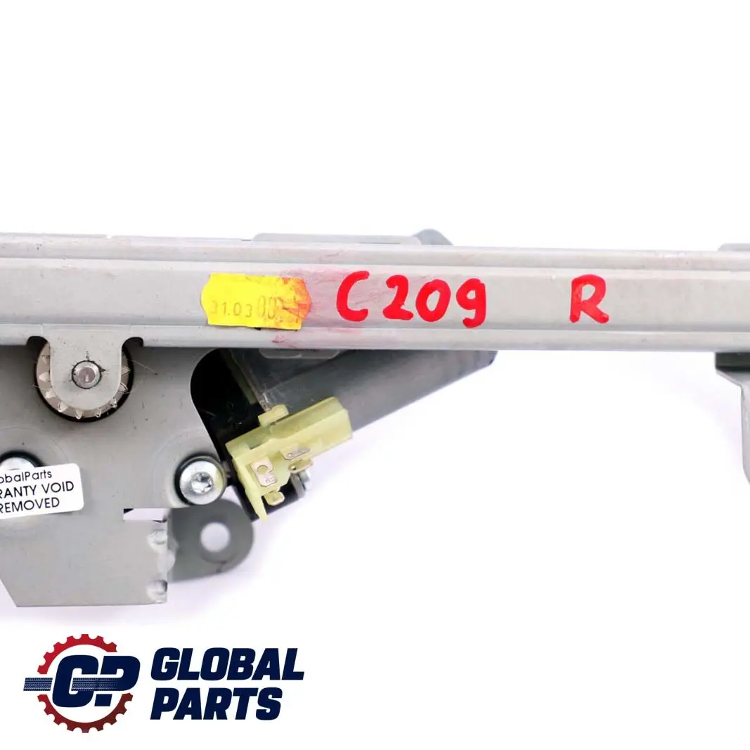 Seatbelt Feeder Motor Belt Adjuster Motor Right to Mercedes C209 W209 with Part number A2098600682 Mercedes C209 W209 Seatbelt Feeder Motor Belt Adjuster Motor Right - SKU A2098600682 - Part number A2098600682
